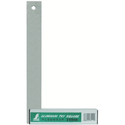 シンワ測定（株） 74111 シンワ　アルミ台付スコヤ２５０ｍｍ