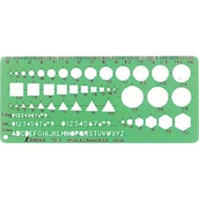 シンワ測定（株） 66021 シンワ　テンプレートＴＨ－１