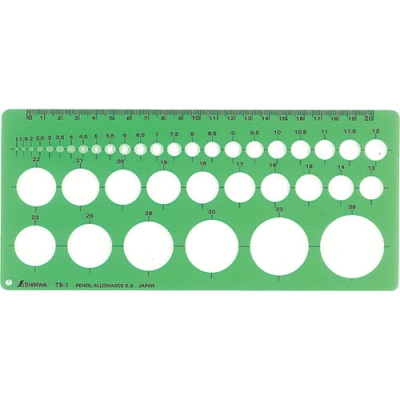 シンワ測定（株） 66004 シンワ　テンプレートＴＢ－１