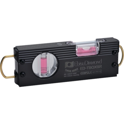 （株）エビス ED-TBOXBR エビスダイヤモンド　トビ・ボックスレベル　１７５ｍｍ　ブラック／レッド