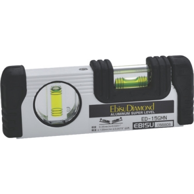 （株）エビス ED-15GMN エビスダイヤモンド　磁石付Ｇレベル・土木用　シルバー　１５０ｍｍ