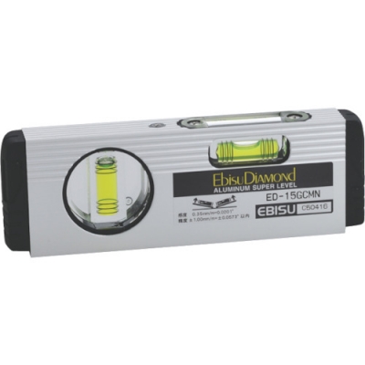 （株）エビス ED-15GCMN エビスダイヤモンド　磁石付Ｇレベル・建築用　シルバー　１５０ｍｍ