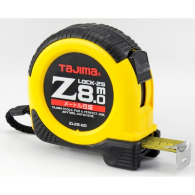 （株）ＴＪＭデザイン ZL25-80CB タジマ　Ｚロック－２５　８ｍ　メートル目盛