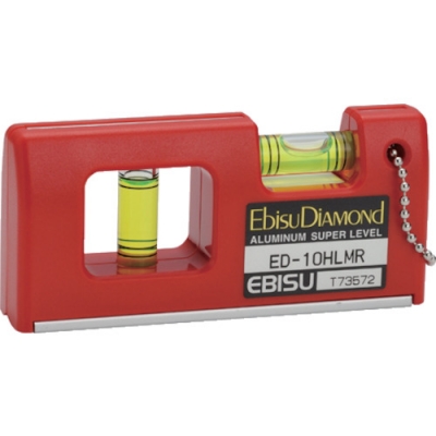 （株）エビス ED-10HLMR エビスダイヤモンド　磁石付ハンディーレベルー２　レッド