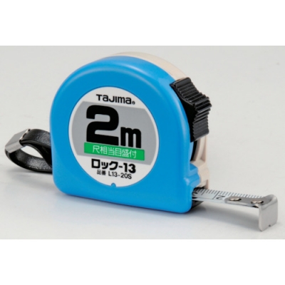 （株）ＴＪＭデザイン L1320SBL タジマ　ロック－１３　２ｍ／尺相当目盛付／ブリスター