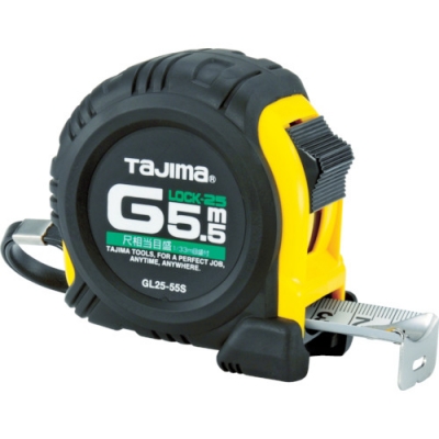 （株）ＴＪＭデザイン GL25-55SBL タジマ　Ｇロック－２５　５．５ｍ／尺相当目盛付／ブリスター