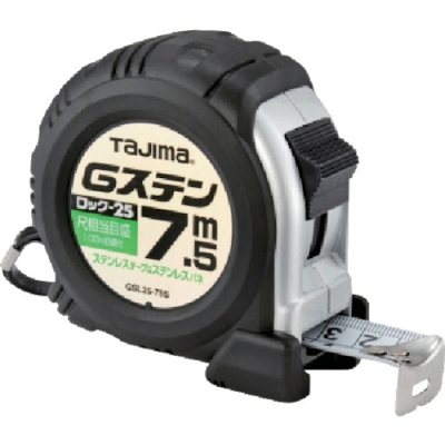 （株）ＴＪＭデザイン GSL2575SBL タジマ　Ｇステンロック－２５　７．５ｍ／尺相当目盛付／ブリスター