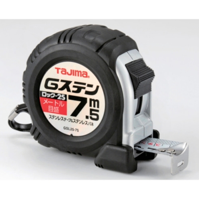 （株）ＴＪＭデザイン GSL2575BL タジマ　Ｇステンロック－２５　７．５ｍ／メートル目盛／ブリスター