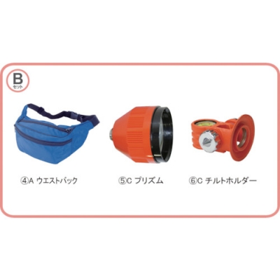 ＳＴＳ（株） PQ2.5BSET ＳＴＳ　反射プリズム　ポケＱ２．５インチＢセット