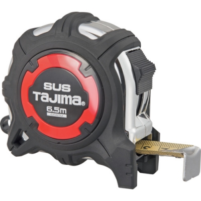 （株）ＴＪＭデザイン GAGSL25-65S タジマ　剛厚Ｇステンロック２５　６．５ｍ尺相当目盛付