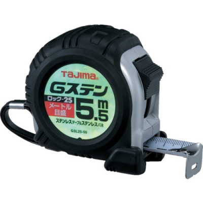 （株）ＴＪＭデザイン GSL2555BL タジマ　Ｇステンロック－２５　５．５ｍ／メートル目盛／ブリスター