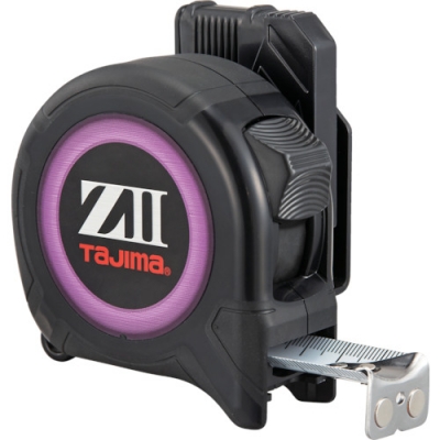 （株）ＴＪＭデザイン SFZ2M25-55KBL タジマ　セフコンベＺ２マグ爪－２５　５．５ｍ　黒　メートル目盛