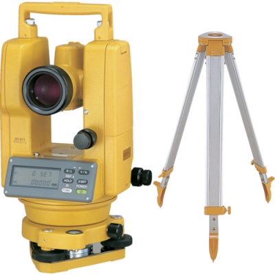 （株）トプコン DT-214SET トプコン　デジタルセオドライト　ＤＴ－２１４三脚付セット