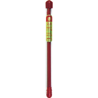 不易糊工業（株） RA20-H フエキ　建築用シャープペンシル２．０ｍｍ替芯　赤　（６本入）