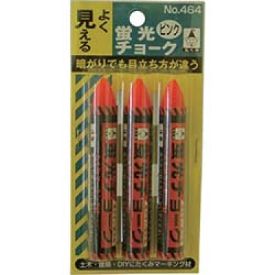 （株）たくみ 464 たくみ　蛍光チョーク　３本パック　ピンク