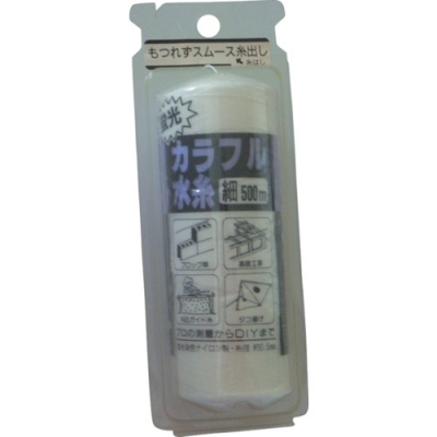 （株）たくみ 4608 たくみ　カラフル水糸ホワイト細５００ｍ