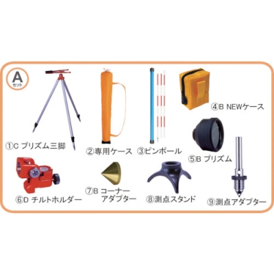 ＳＴＳ（株） MINI2000ASET ＳＴＳ　反射プリズム　ＭＩＮＩ－２０００Ａセット