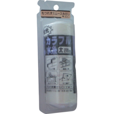 （株）たくみ 4609 たくみ　カラフル水糸ホワイト太２７０ｍ