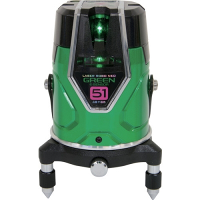 シンワ測定（株） 71605 シンワ　レーザーロボグリーンＮｅｏＥＳｅｎｓｏｒ５１縦横大矩通り芯×２・地墨