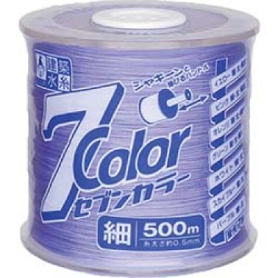 （株）たくみ 4818 たくみ　７ＣＯＬＯＲ　細　パープル　５００Ｍ