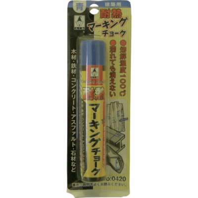 （株）たくみ 420 たくみ　耐熱チョーク　ブリスターパック　青