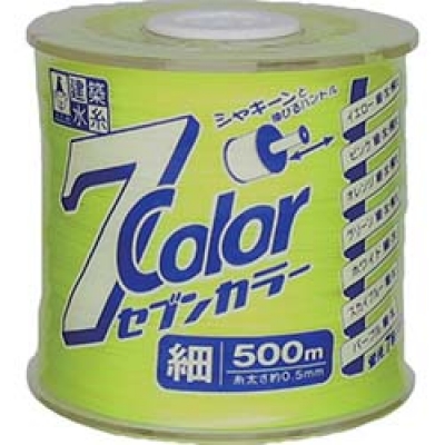 （株）たくみ 4800 たくみ　７ＣＯＬＯＲ　細　イエロー　５００Ｍ