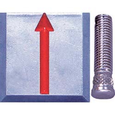 ＳＴＳ（株） SU-10 ＳＴＳ　境界用標示板（埋込用）ＳＵ－１０　（４枚入）