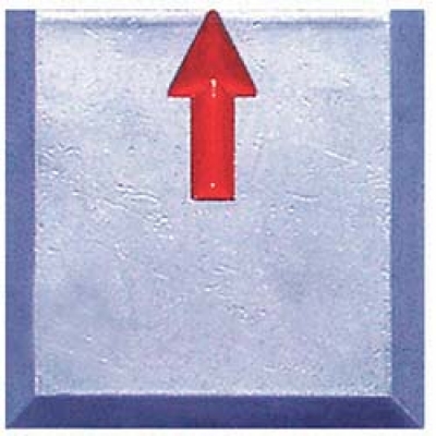 ＳＴＳ（株） SH-15 ＳＴＳ　境界用標示板（貼付用）ＳＨ－１５　（１０枚入）