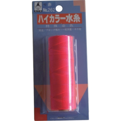 （株）たくみ 262 たくみ　ハイカラー水糸ブリスターパック　赤