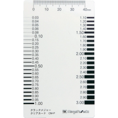 新潟精機（株） CM-P ＳＫ　クラックメジャークリアカード