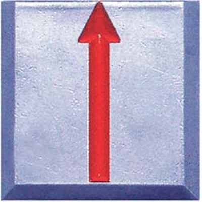 ＳＴＳ（株） SH-5 ＳＴＳ　境界用標示板（貼付用）ＳＨ－５　（１０枚入）