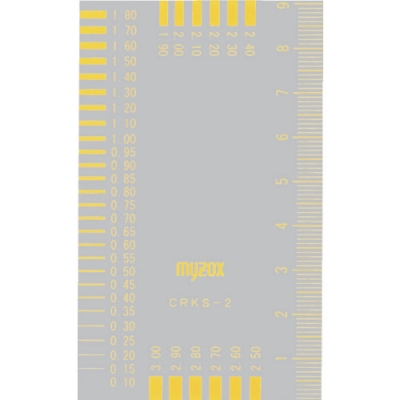 日本 MYZOX  CRKS-2Y マイゾックス　マイゾック　クラックスケール　ＣＲＫＳ－２Ｙ　黄