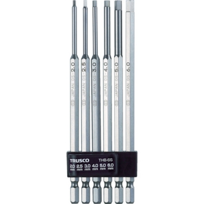 日本中山 TRUSCO  THBL-30 ＴＲＵＳＣＯ　六角ロングビット　１５０Ｌ　３．０ｍｍ