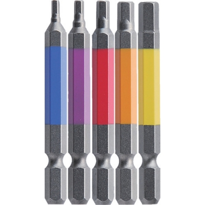 日本安力士 ANEX  ACHX5-65L アネックス　六角レンチカラービット５本組　全長６５ｍｍ