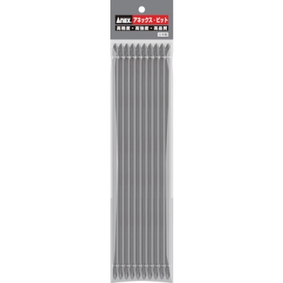 日本安力士 ANEX  AP-14-2-300 アネックス　パワービット１０本組　両頭＋２×３００　（マグネットなし）