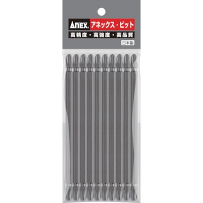 日本安力士 ANEX  AP-14M-3-150 アネックス　パワービット１０本組　両頭＋３×１５０
