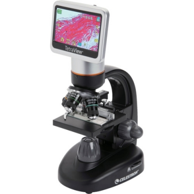 セレストロン社 CE44347 ＣＥＬＥＳＴＲＯＮ　液晶モニタ搭載ＬＣＤデジタル顕微鏡ＴＥＴＲＡＶＩＥＷ