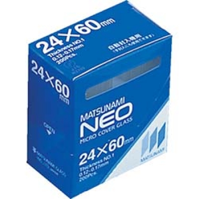 東京硝子器械（株） 863140113 ＴＧＫ　カバーグラス＃１　長方形　２４Ｘ６０Ｃ　（２００枚入）