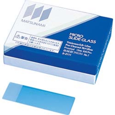 東京硝子器械（株） 863141205 ＴＧＫ　フロストスライドＧ　Ｓ２２１５　（１００枚入）