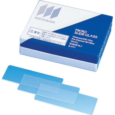 東京硝子器械（株） 863141104 ＴＧＫ　スライドグラス　Ｓ１２１４　（１００枚入）