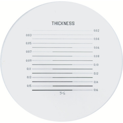（株）京葉光器 S-103 リーフ　ガラススケール