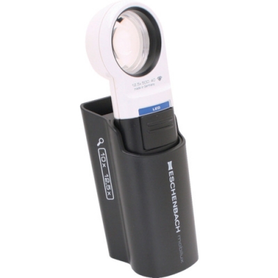 エッシェンバッハ 1511-12M エッシェンバッハ　ＬＥＤワイドライトルーペ＋専用スタンド付き１２．５倍