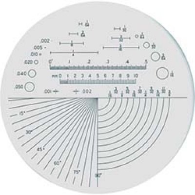 （株）京葉光器 S-205 リーフ　ガラススケール