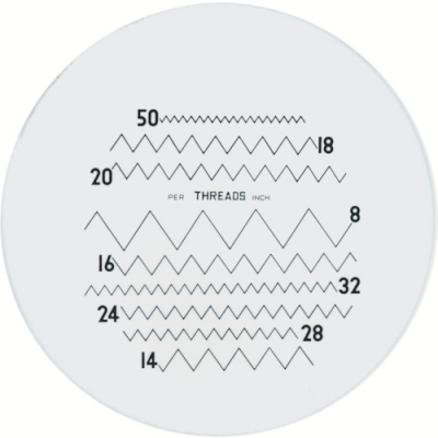 （株）京葉光器 S-111 リーフ　ガラススケール