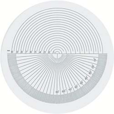 （株）京葉光器 S-109 リーフ　ガラススケール