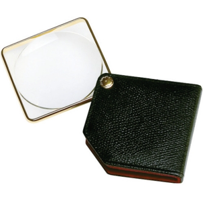 日本池田I.L.K  3145 池田レンズ　ゴールドポケットルーペ