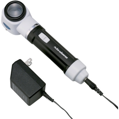 日本池田I.L.K  M-100AC 池田レンズ　フラッシュルーペ　１０倍［ＡＣアダプター］