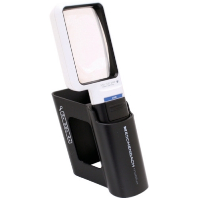 エッシェンバッハ 1511-3M エッシェンバッハ　ＬＥＤワイドライトルーペ＋専用スタンド付き３．５倍