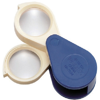 日本池田I.L.K  7534 池田レンズ　プラスチック枠ルーペ　７５３４　１０倍