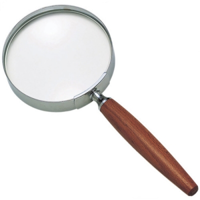 日本池田I.L.K  1451-P 池田レンズ　金枠製手持ちルーペ